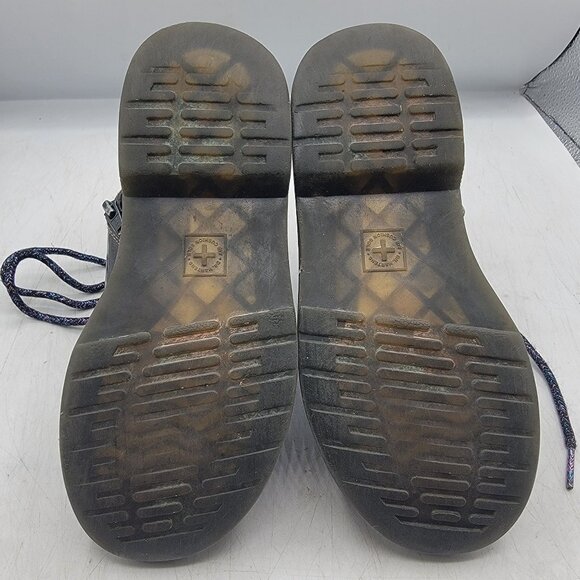 Dr Martens Doc Martens Kids Size 1 Black Sparkle Ray Boots Casual School Comfort - Picture 8 of 12